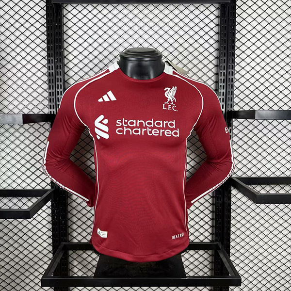 Liverpool 25/26 Uzun Kollu Profesyonel Maç İç Saha Forma - Görsel 4