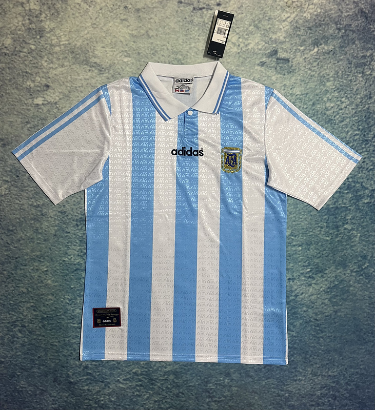 Arjantin 1994 İç Saha Retro Forma - Görsel 6